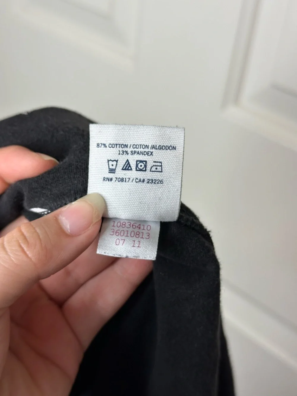 Y2K VS PINK Black White Bedazzled Foldover Yoga Booty Shorts M *Flawed* Mcbling - Picture 7 of 7